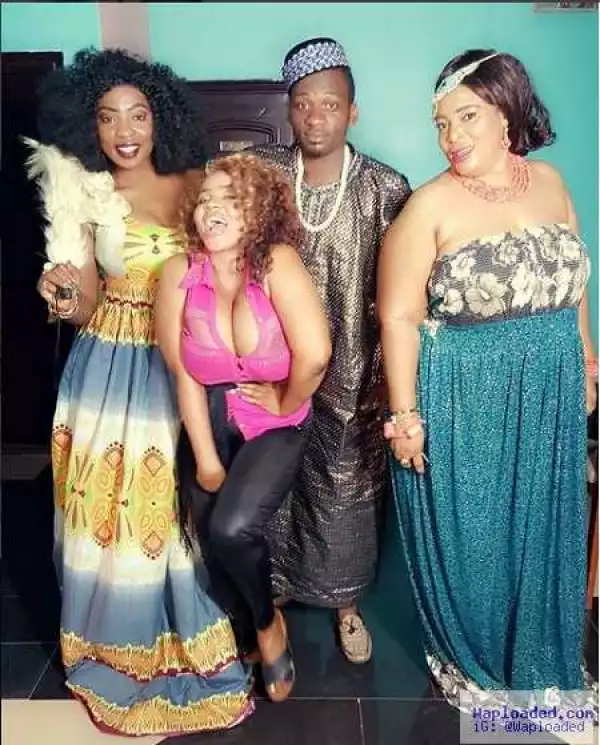 B*sty Cossy Orjiakor Thrill Fans With Mout Watring Photos From Nollywood Set
